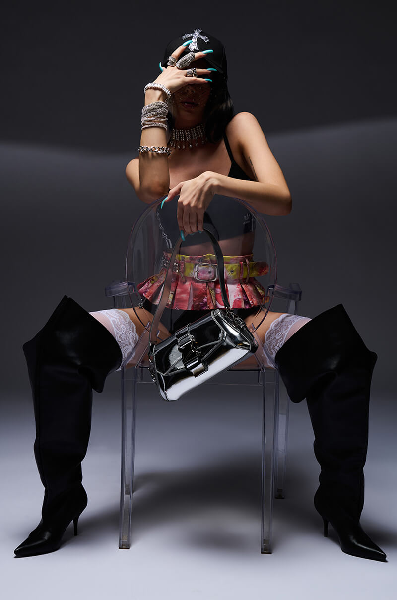 TOO MOD CHROME PURSE
