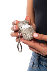 ULTRA BLING POD CASE IN SILVER